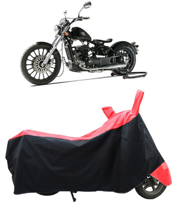 Coxtor Two Wheeler Cover for Royal Enfield(Bobber 350, Red)
