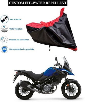 GOSHIV-car and bike accessories Waterproof Two Wheeler Cover for Suzuki(Red)