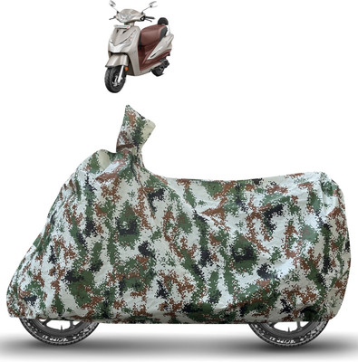 Caronix Waterproof Two Wheeler Cover for Hero(Destini 125, Green)