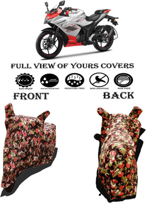 Amexride Two Wheeler Cover for Suzuki(Gixxer Special Edition BS6, Multicolor)