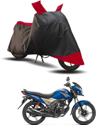 KEDIT Two Wheeler Cover for Honda(CB Shine, Red, Black)