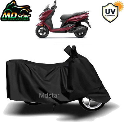 MMSSTAR Waterproof Two Wheeler Cover for Suzuki(Burgman Street 125, Black)
