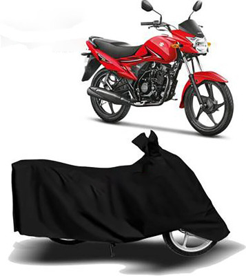 MMSSTAR Waterproof Two Wheeler Cover for Suzuki(Hayate, Black)