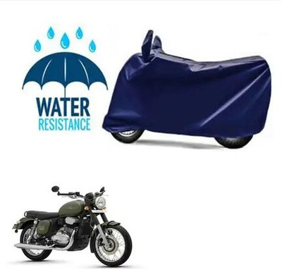 Tritika Waterproof Two Wheeler Cover for JAWA(42, Blue)