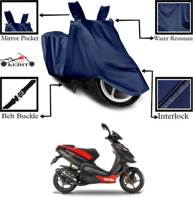 KEDIT Two Wheeler Cover for Aprilia(SR 150, Blue)