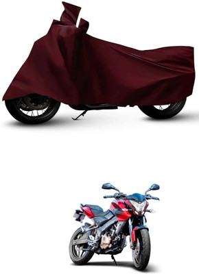 ZEDTEEK Waterproof Two Wheeler Cover for Bajaj(Pulsar 160 NS DTS-i, Maroon)