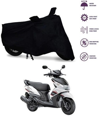 Genipap Two Wheeler Cover for Yamaha(Ray Z, Black)