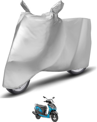 Caronix Waterproof Two Wheeler Cover for Yamaha(Alpha, Silver)