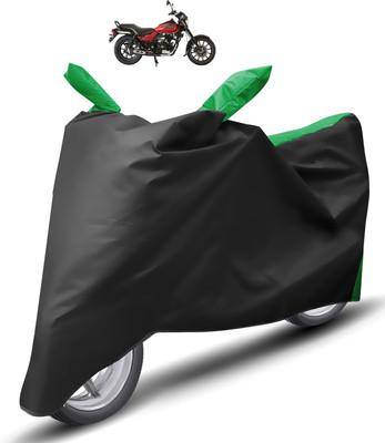 Caronix Two Wheeler Cover for Bajaj(Avenger 180 Street, Green)