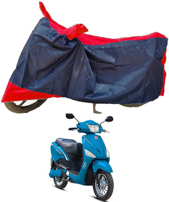 Mdstar Waterproof Two Wheeler Cover for Hero(Electric Optima, Red, Blue)