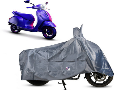EGAL Waterproof Two Wheeler Cover for Bajaj(Chetak, Grey)
