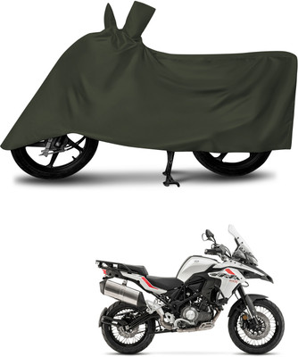 aosis Waterproof Two Wheeler Cover for Benelli(TRK 502, Green)