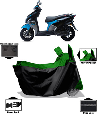 Amexride Two Wheeler Cover for TVS(Ntorq 125, Green)