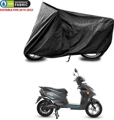 PAGORA Waterproof Two Wheeler Cover for Hero(Electric Atria, Black)