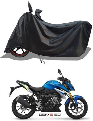 KEDIT Two Wheeler Cover for Suzuki(GSX, Black)