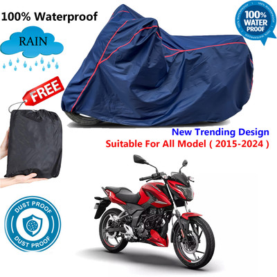 AutoGalaxy Waterproof Two Wheeler Cover for Bajaj(Blue, Red)