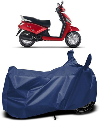 AASHTIK MART Two Wheeler Cover for Mahindra(Gusto, Blue)