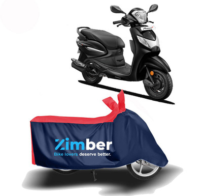 APNEK Two Wheeler Cover for Hero(Pleasure+ 110, Red, Blue)