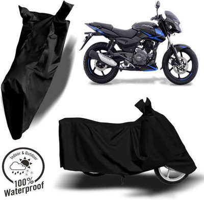 RAAMKM Waterproof Two Wheeler Cover for Hero, Honda(FZ25 BS6, Black)
