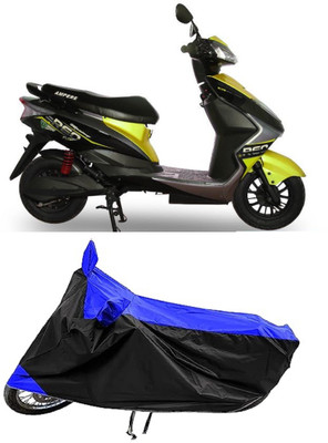 MMSSTAR Two Wheeler Cover for Ampere(Reo Elite, Blue)