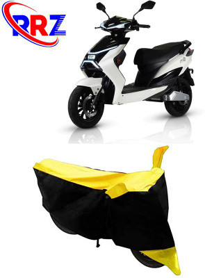 RRZ Waterproof Two Wheeler Cover for Electric Cruz(X1, Black, Yellow)