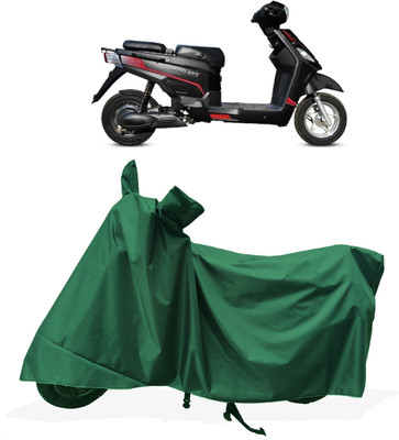 Tricway Two Wheeler Cover for Hero Electric(Electric NYX HS500 ER, Green)