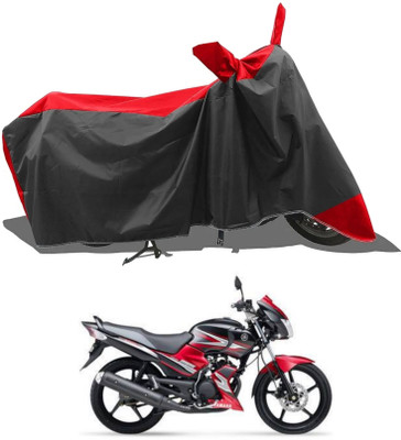 KEDIT Two Wheeler Cover for Yamaha(Red, Black)