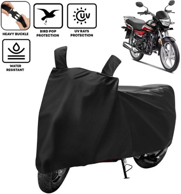 Amikan Waterproof Two Wheeler Cover for Honda(CD 110 Dream, Black)