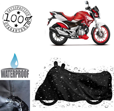 Autoinnovation Waterproof Two Wheeler Cover for Hero(Xtreme 200S, Black)