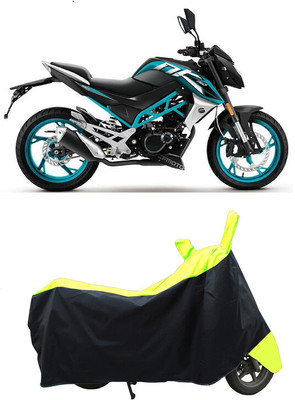 Coxtor Waterproof Two Wheeler Cover for CFMoto(150NK, Yellow)