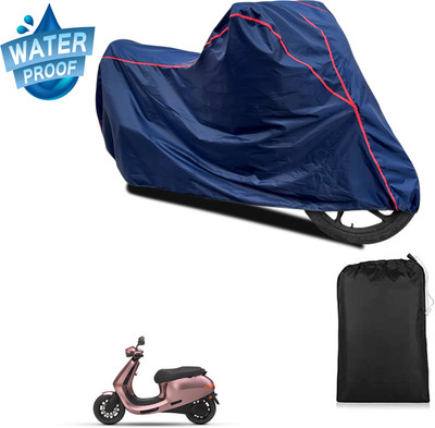 GOSHIV-car and bike accessories Waterproof Two Wheeler Cover for Ola(Blue)