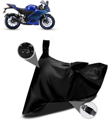 GOSHIV-car and bike accessories Waterproof Two Wheeler Cover for Yamaha(Black)