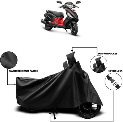 MMSSTAR Waterproof Two Wheeler Cover for Hero(Maestro Edge, Black)