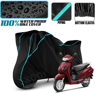 xodi Waterproof Two Wheeler Cover for Honda(Activa, Black, Blue, Multicolor)