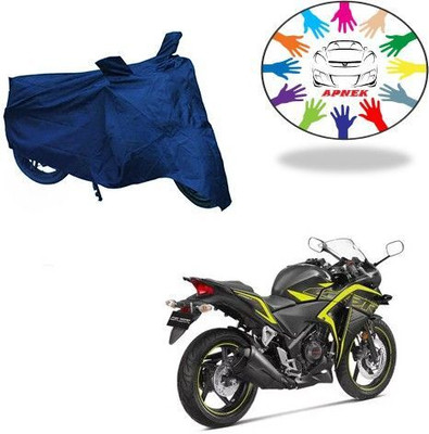 DeepShakshi AUTOMOTIVE Waterproof Two Wheeler Cover for Honda(CBR 250R, Blue)