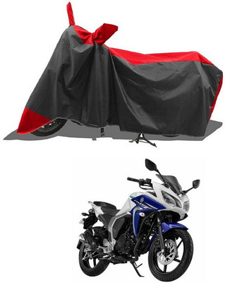 PAGORA Waterproof Two Wheeler Cover for Yamaha(Fazer-250 BS6, Red, Black)