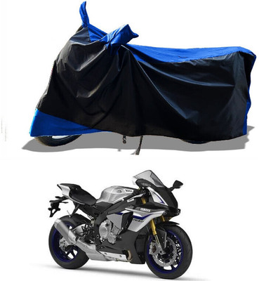 DeepShakshi AUTOMOTIVE Waterproof Two Wheeler Cover for Yamaha(YZF R1 M BS6, Blue)