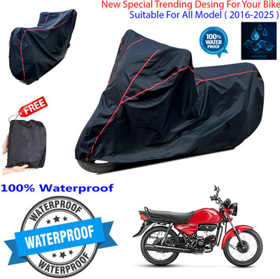 OliverX Waterproof Two Wheeler Cover for Hero(HF Dawn BS6, Black)