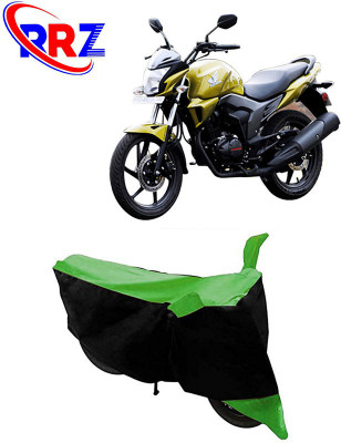 RRZ Waterproof Two Wheeler Cover for Honda(Trigger, Black, Green)