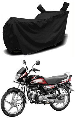 AutoFave Waterproof Two Wheeler Cover for Hero(HF Deluxe Eco, Black)