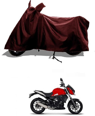 AASHTIK MART Two Wheeler Cover for Mahindra(MOJO XT 300, Maroon)