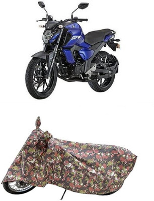 Coxtor Waterproof Two Wheeler Cover for Yamaha(FZ-FI BS6, Multicolor)