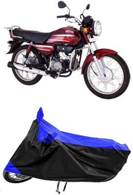 Mdstar Waterproof Two Wheeler Cover for Hero(HF Dawn, Blue)