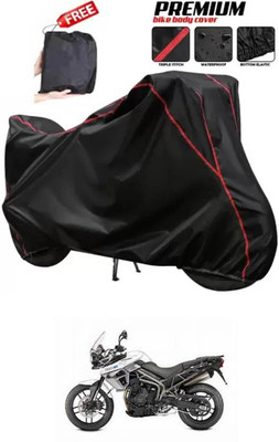 DeepShakshi AUTOMOTIVE Two Wheeler Cover for Triumph(Tiger 800 XR, Black)
