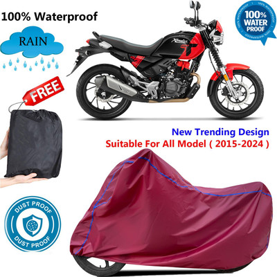 AUTOCAD Waterproof Two Wheeler Cover for Hero(Xpulse 200T, Maroon)