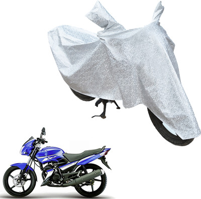 RiderShine Waterproof Two Wheeler Cover for Yamaha(Gladiator RS, Silver)