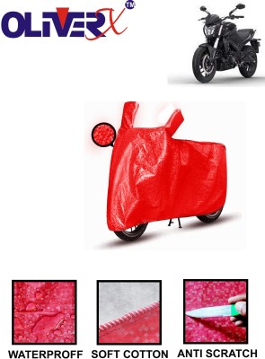 OliverX Waterproof Two Wheeler Cover for Bajaj(Dominar, Red)