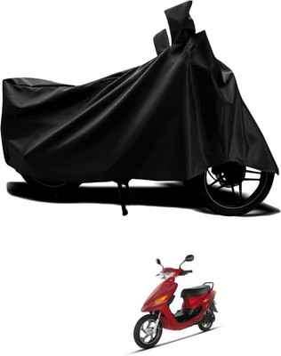 AASHTIK MART Two Wheeler Cover for Indus(Yo Electron, Black)