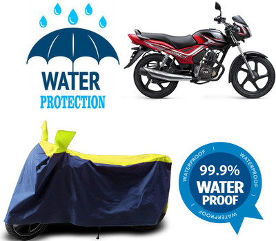 RTS COLLECTIONS Waterproof Two Wheeler Cover for TVS(Star City BS6, Multicolor)