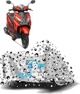 BLUERIDE Two Wheeler Cover for Honda(Grazia, Silver)